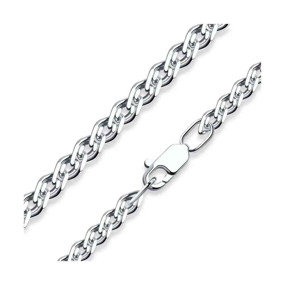 Цепь из серебра, плетение Нонна, 925 проба