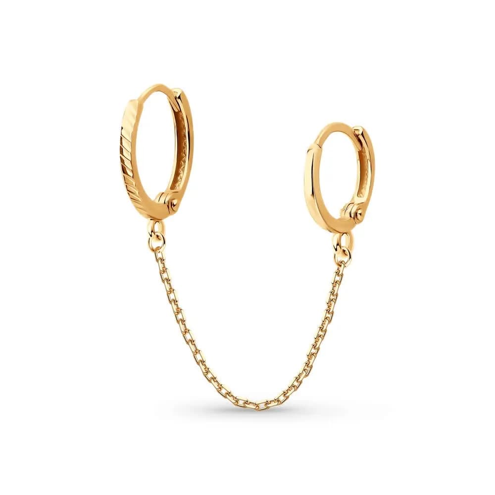 Серьга из золота