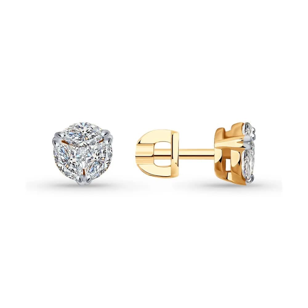 Серьги из золота с бриллиантами