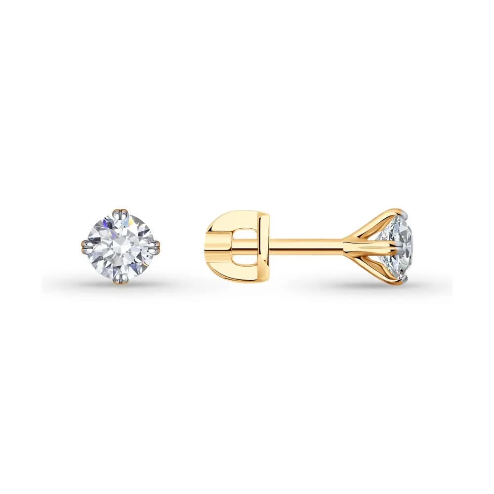 Серьги из золота с бриллиантами