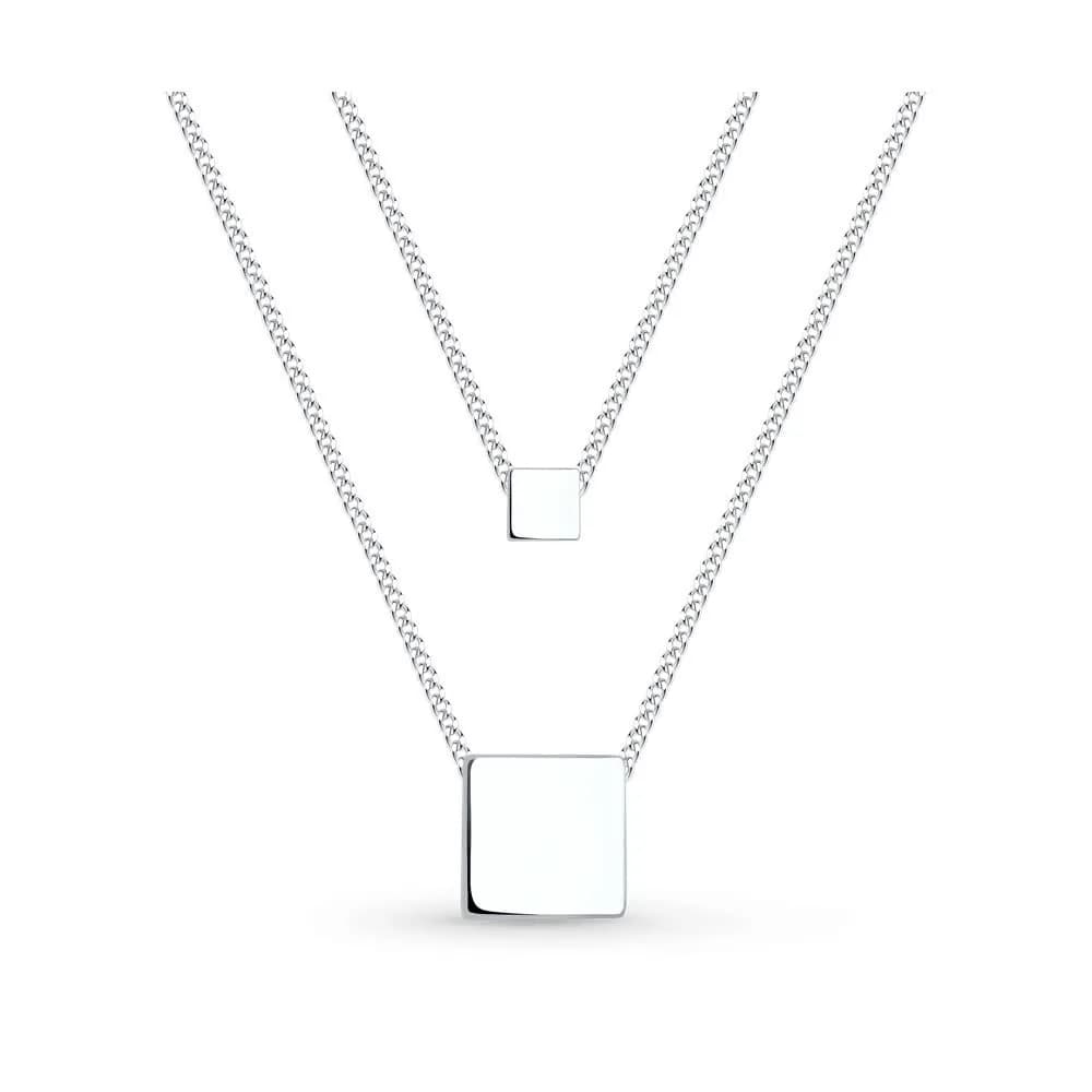Колье из серебра