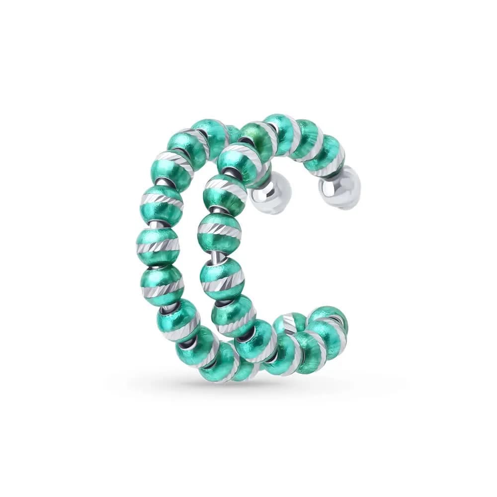 Серьга из серебра